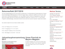 Tablet Screenshot of bayern-fanclub-ohmtal.de